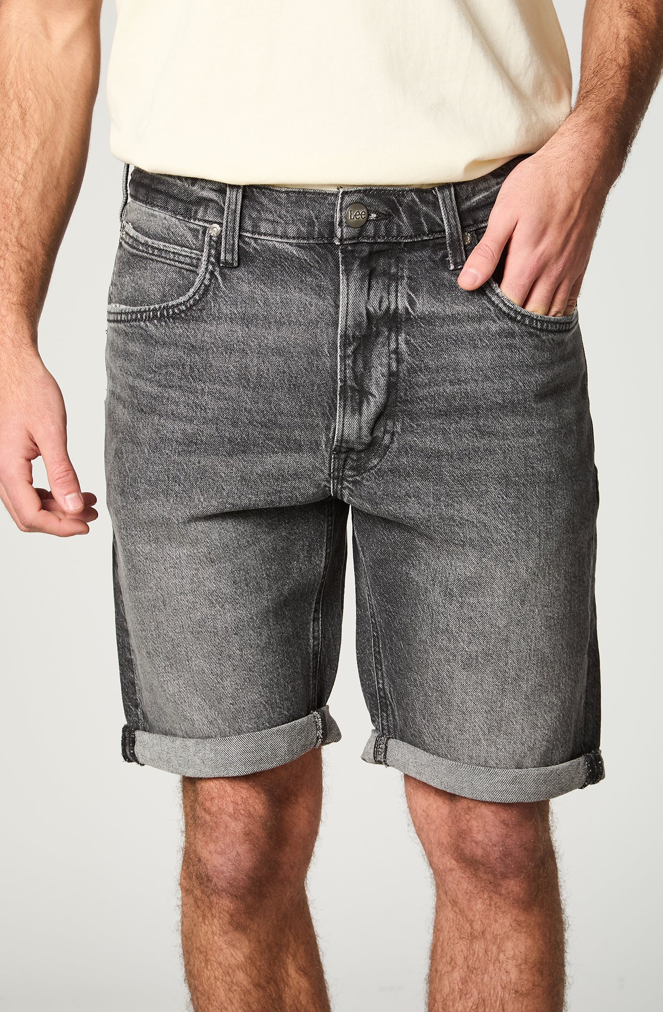 Shorts Hombre 5Pocket  Gris