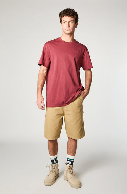 Shorts Hombre Cargo Beige