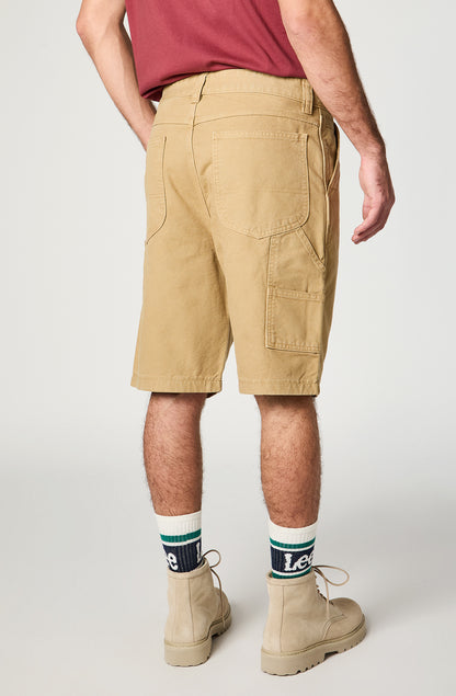 Shorts Hombre Cargo Beige