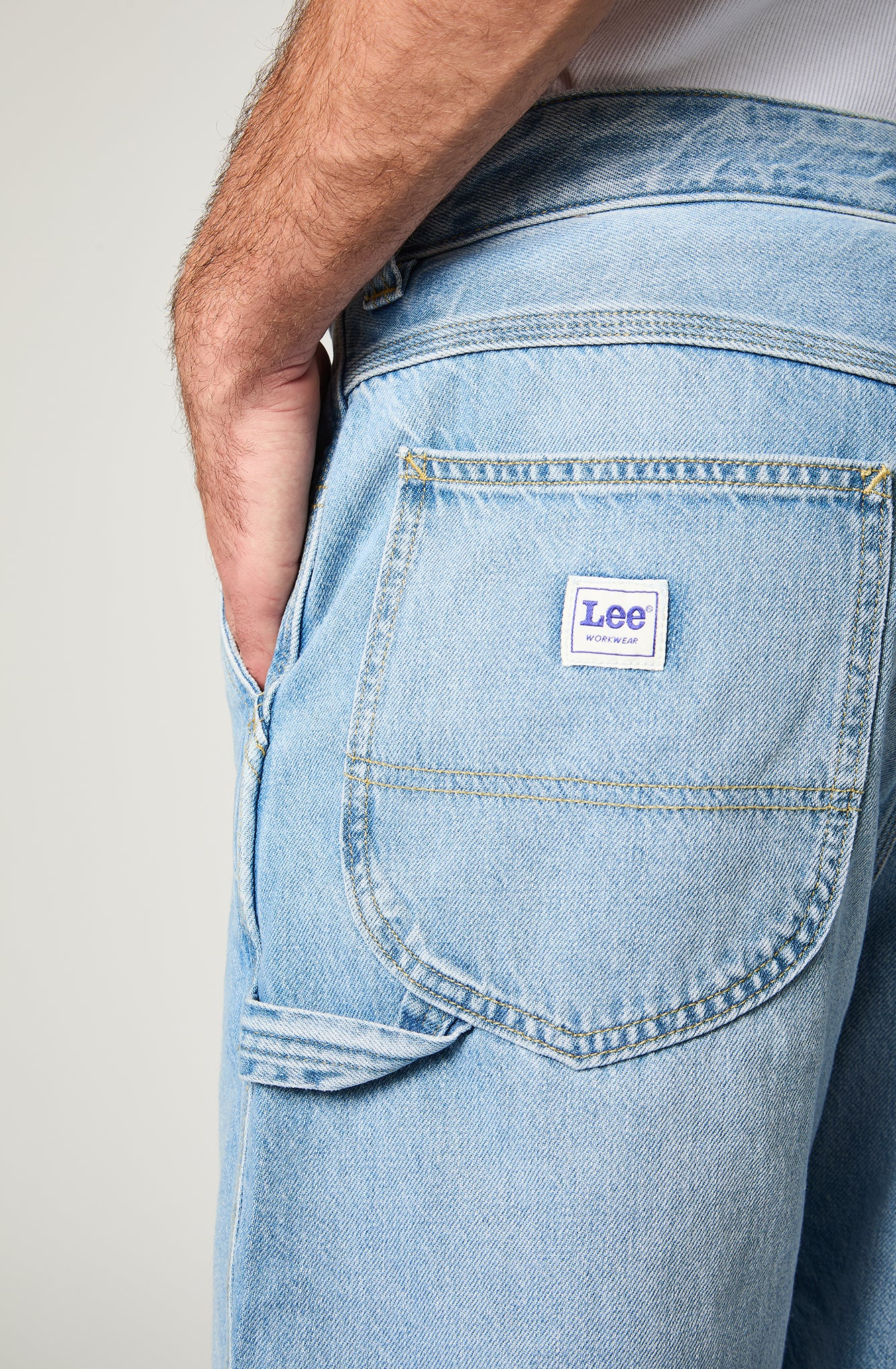 Shorts Hombre Cargo Celeste