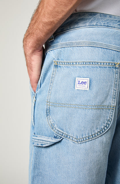 Shorts Hombre Cargo Celeste