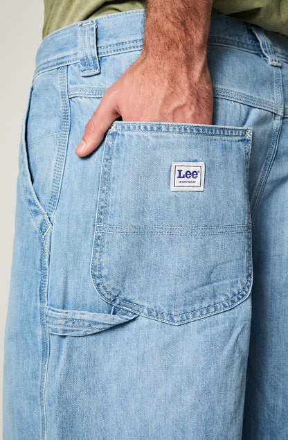 Shorts Hombre Cargo Celeste