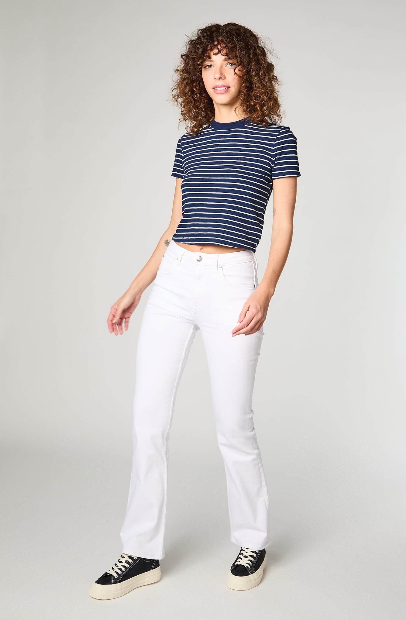Jeans Mujer Jeans Bresboot White