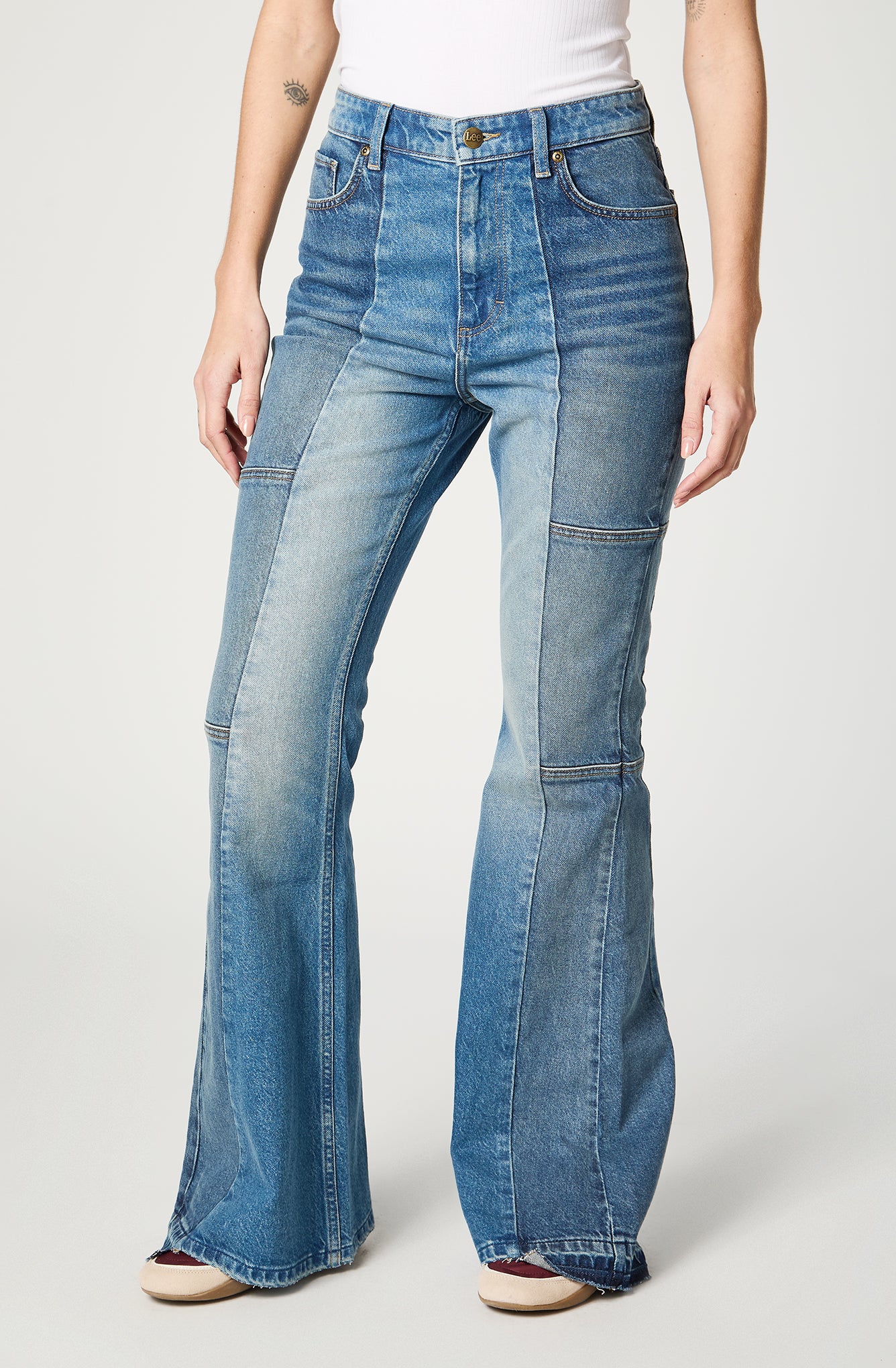 Jeans Mujer Jeans flare  Azul