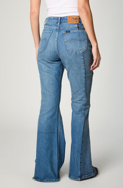 Jeans Mujer Jeans flare  Azul