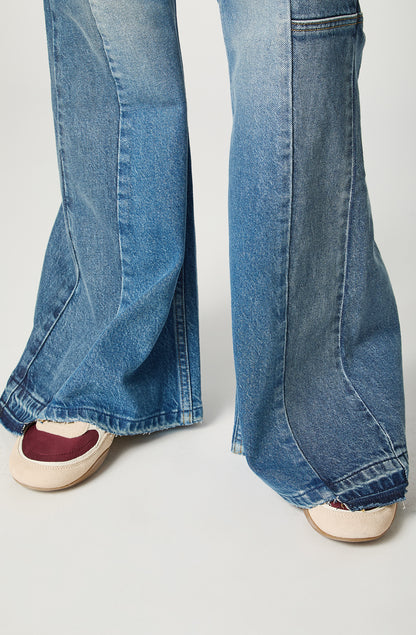 Jeans Mujer Jeans flare  Azul