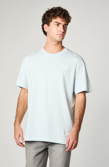 Polera Hombre Lee Basics Celeste
