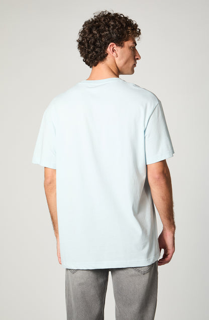 Polera Hombre Lee Basics Celeste