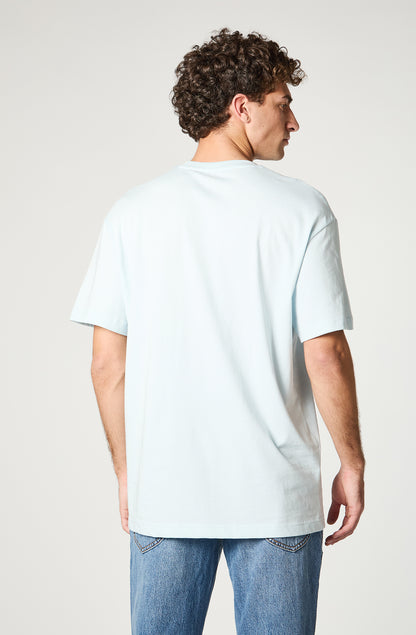 Polera Hombre Lee Jeans Celeste
