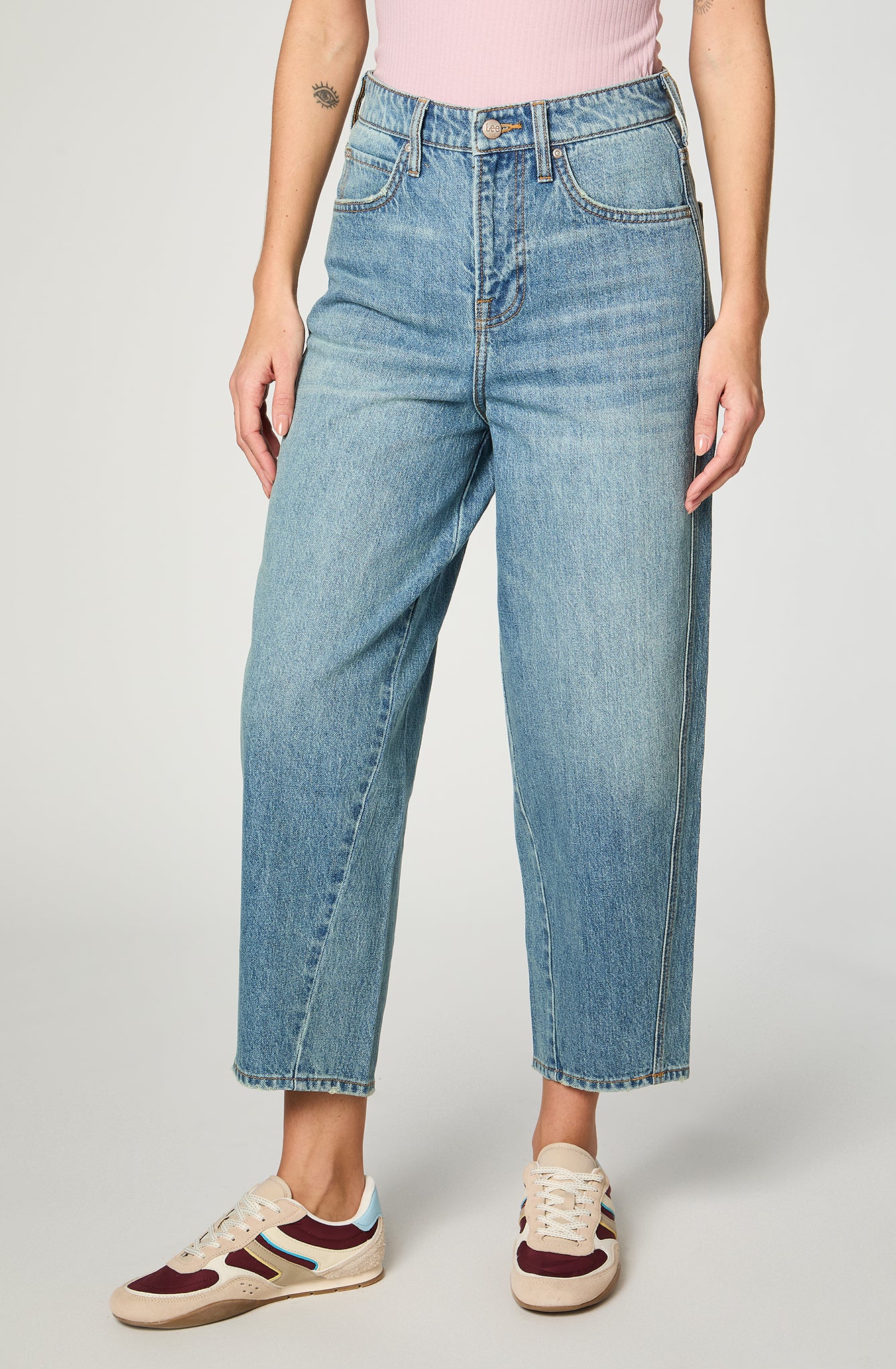 Jeans Mujer Tappered Blue