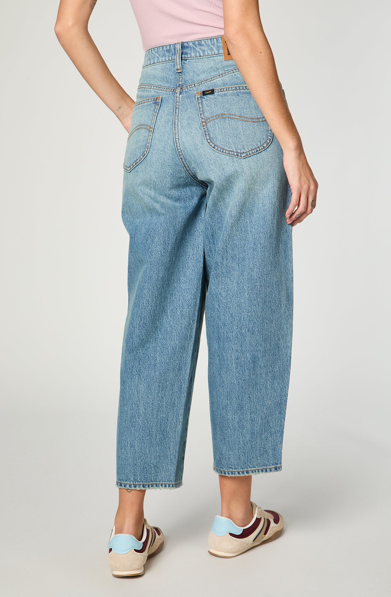 Jeans Mujer Tappered Blue