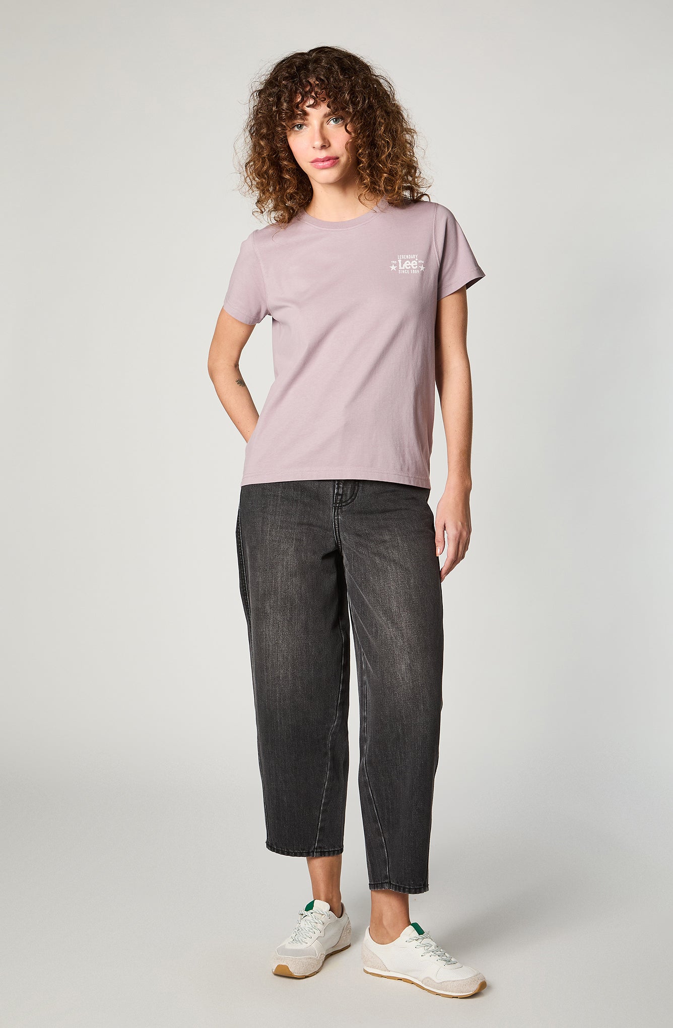 Jeans Mujer Tappered Black