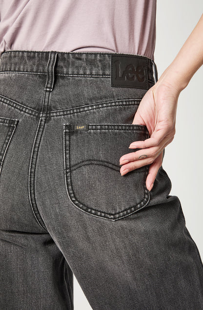 Jeans Mujer Tappered Black