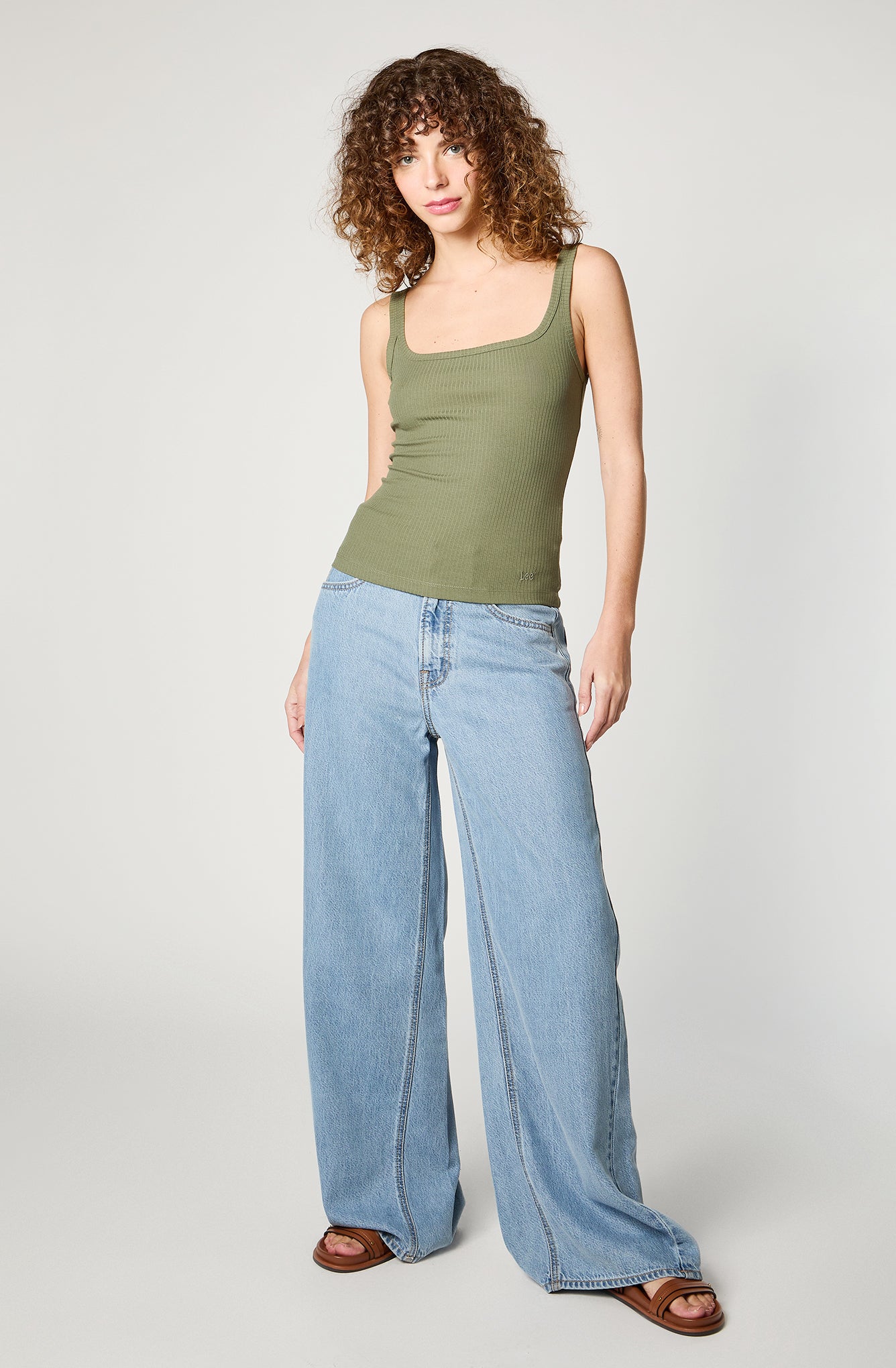 Jeans Mujer Lee Wideleg