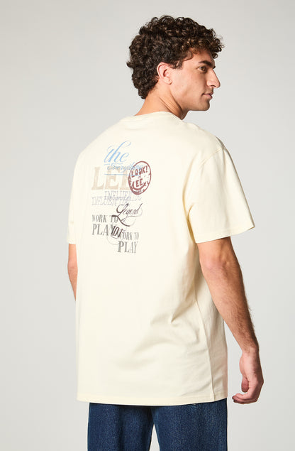 Polera Hombre Relaxed Play Amarillo