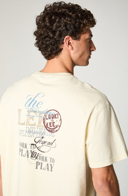 Polera Hombre Relaxed Play Amarillo