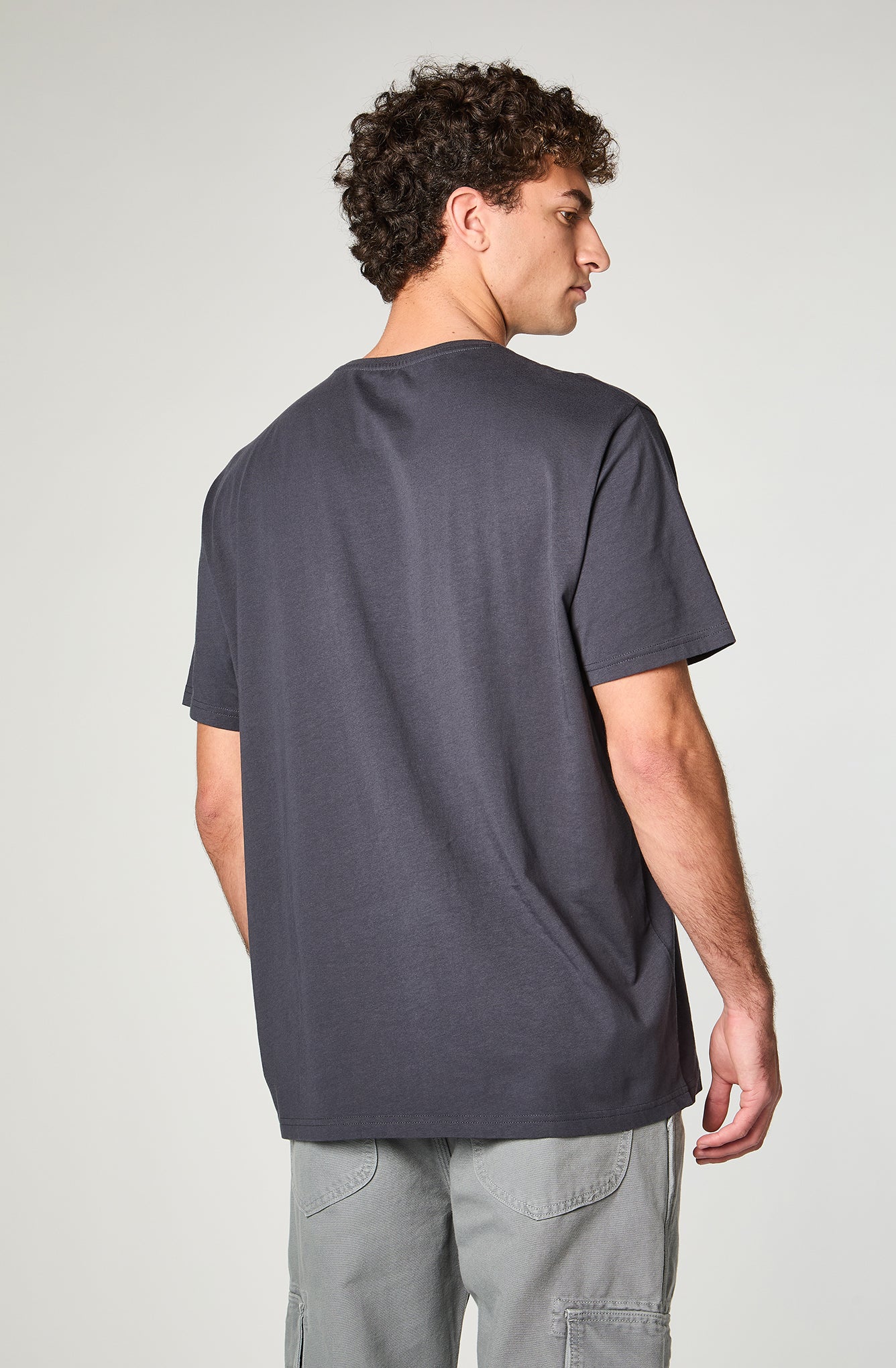 Polera Hombre Regular Stone Grey