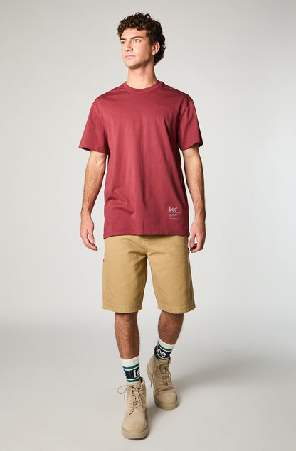 Polera Hombre Lee Kansas Terracota
