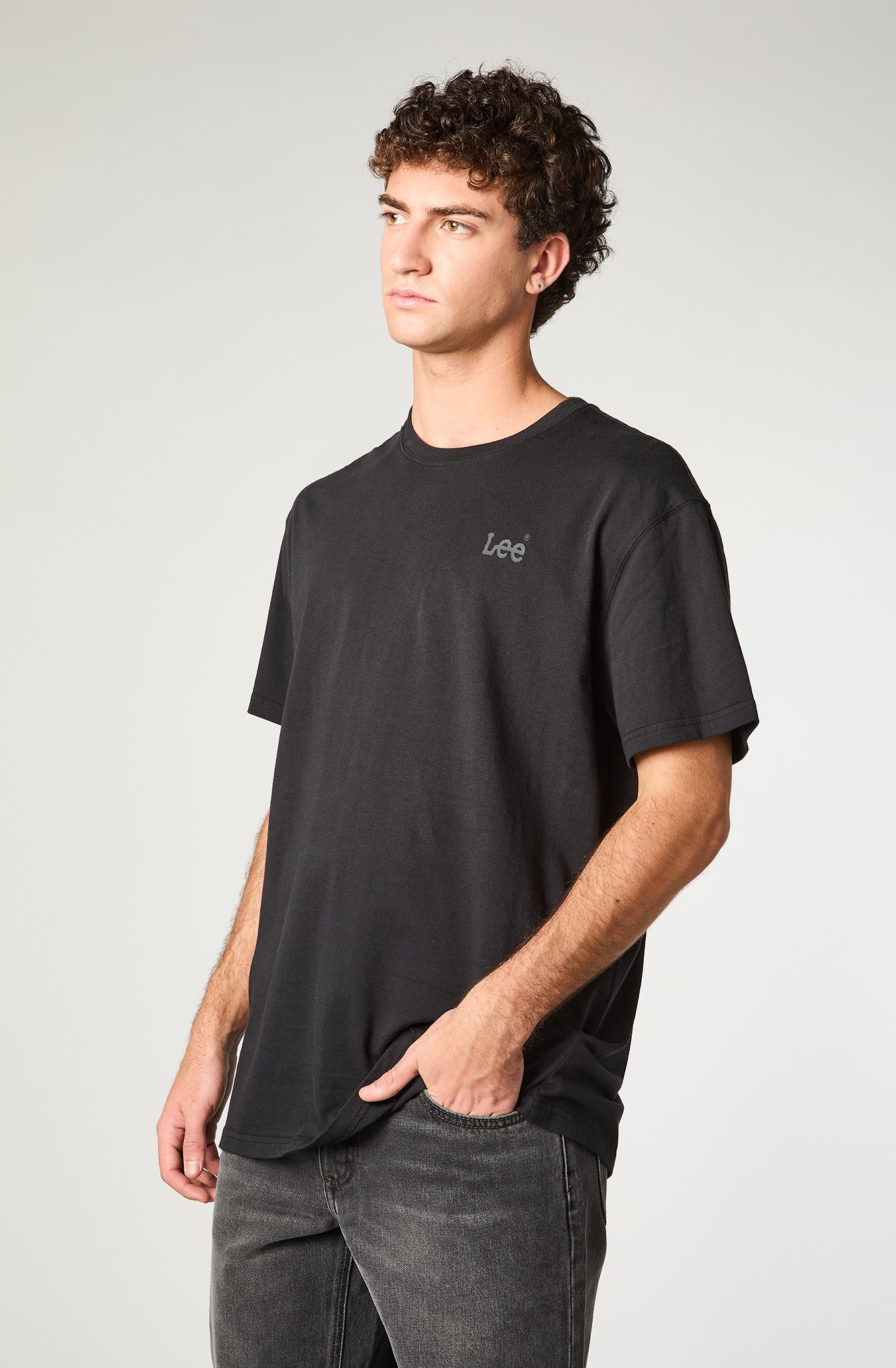 Polera Hombre Lee Basics Black