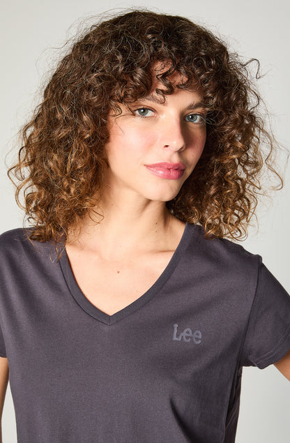 Polera Mujer Relaxed V Neck