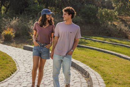 Polera Mujer Relaxed V Neck