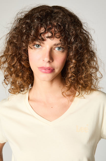 Polera Mujer Relaxed V Neck