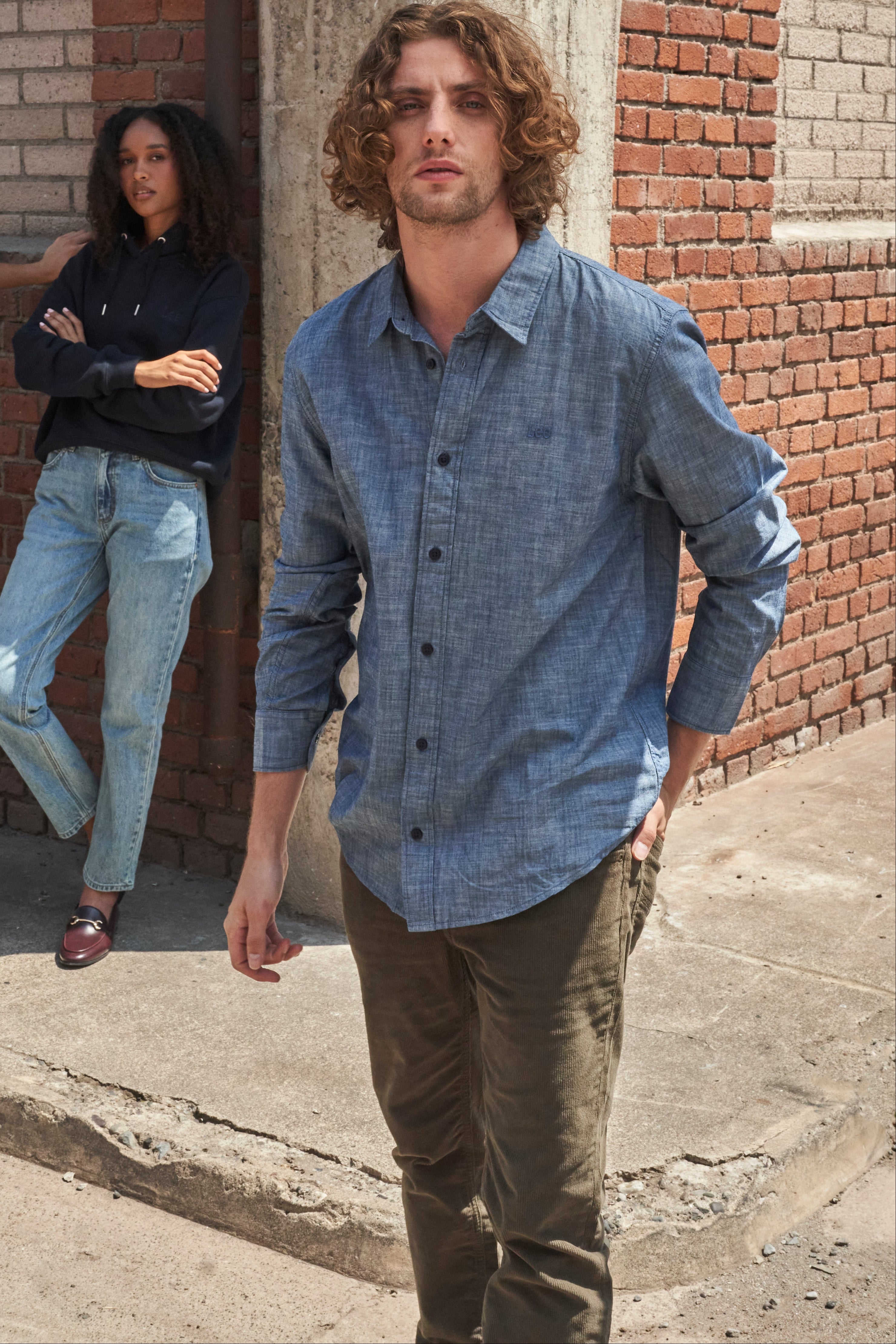 Pantalon Hombre Regular Verde Militar Daren Cotele