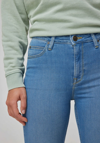 Jeans Mujer Tiro Alto Scarlett High Skinny Fit Mid Blue I