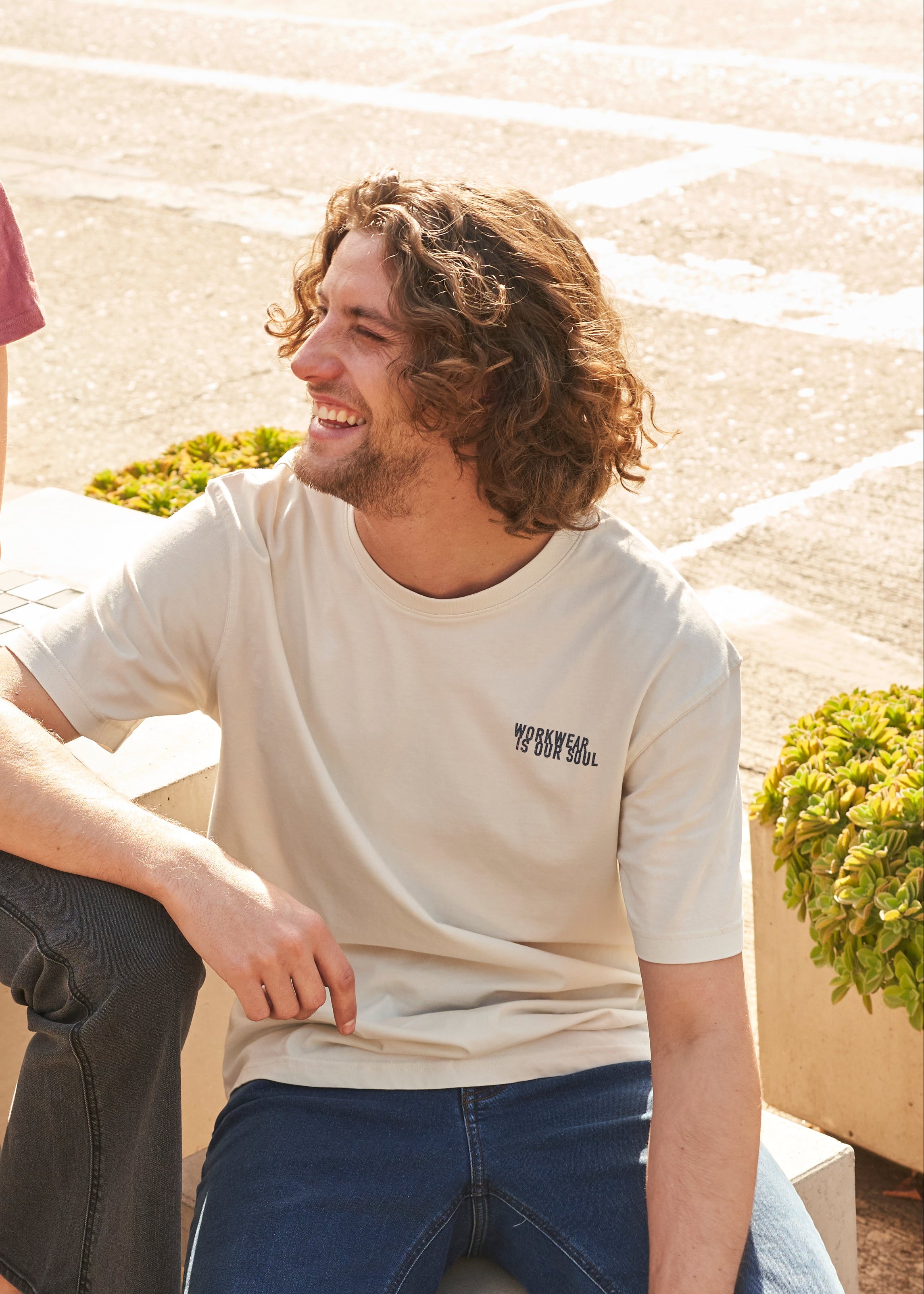 Polera Hombre Print Regular Fit Blanco