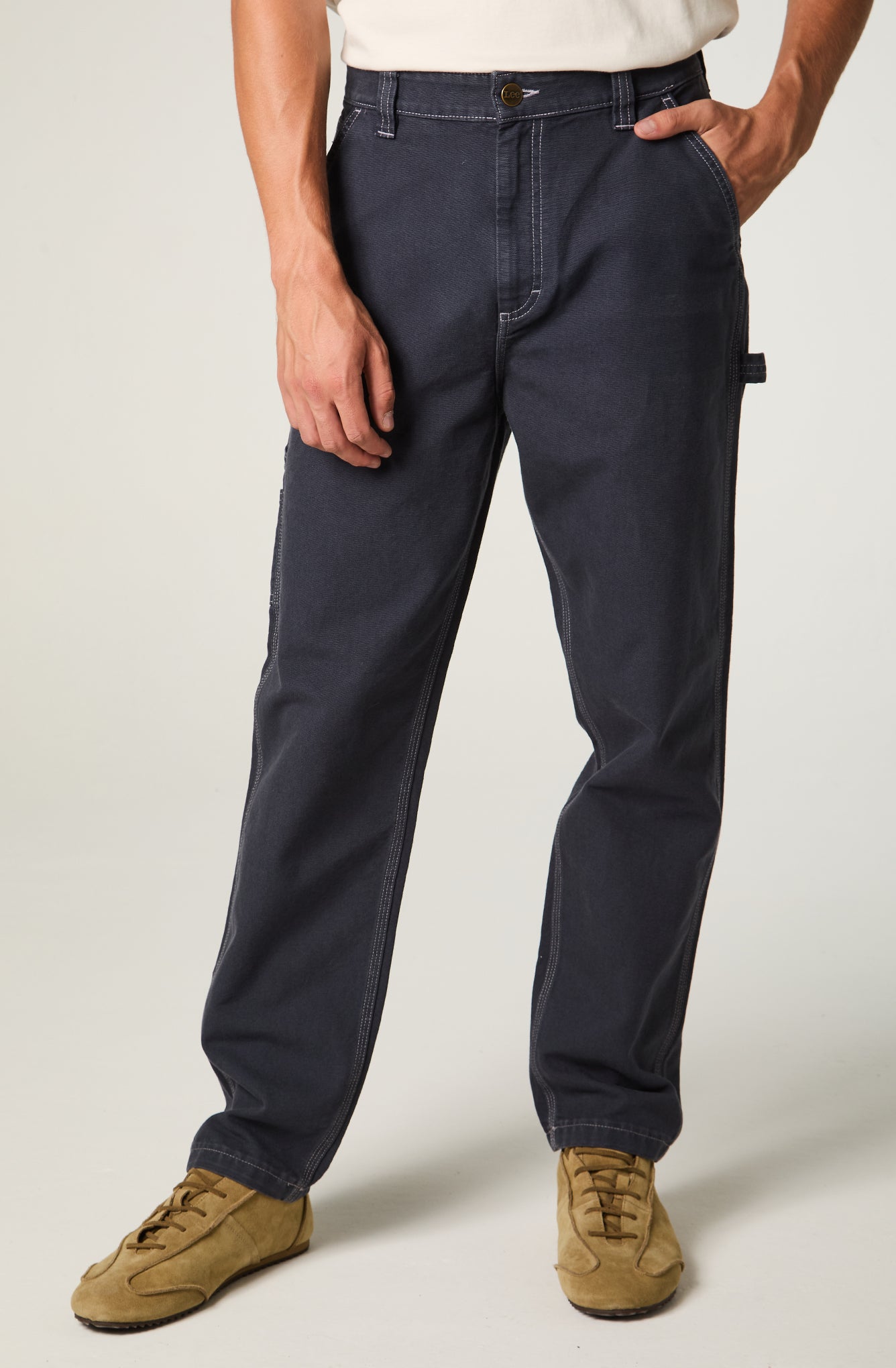 Pantalon Hombre Carpenter Azul Tapered