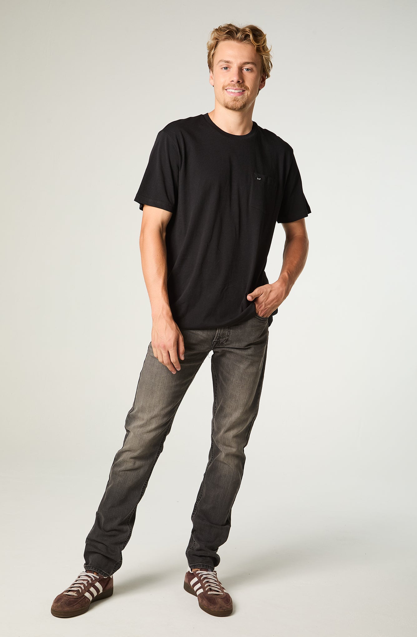 Polera Hombre Pocket Tee Negra