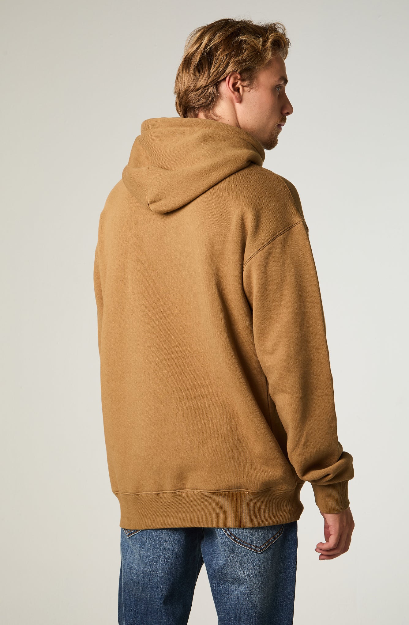 Poleron Hombre Loose Tostado Hoodie