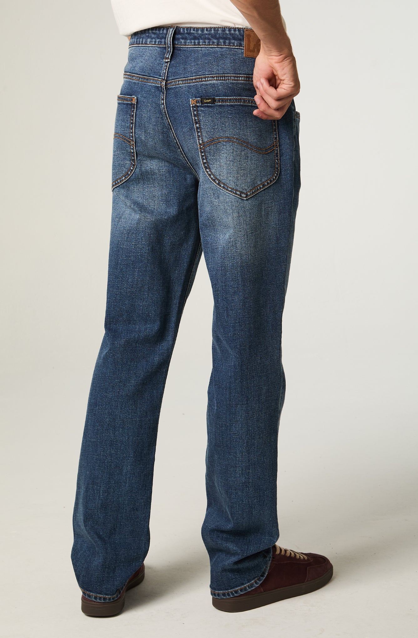 Jeans Hombre Straight Azul Medio Roberto