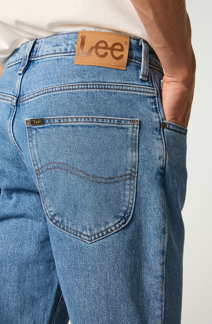 Jeans Hombre Tiro Alto Brooklyn Classic Straight Fit Light Blue