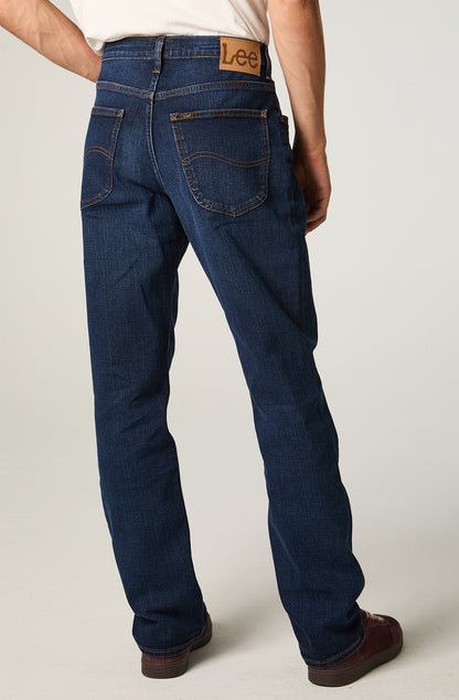 Jeans Hombre Tiro Alto Brooklyn Classic Straight Fit Mid Blue