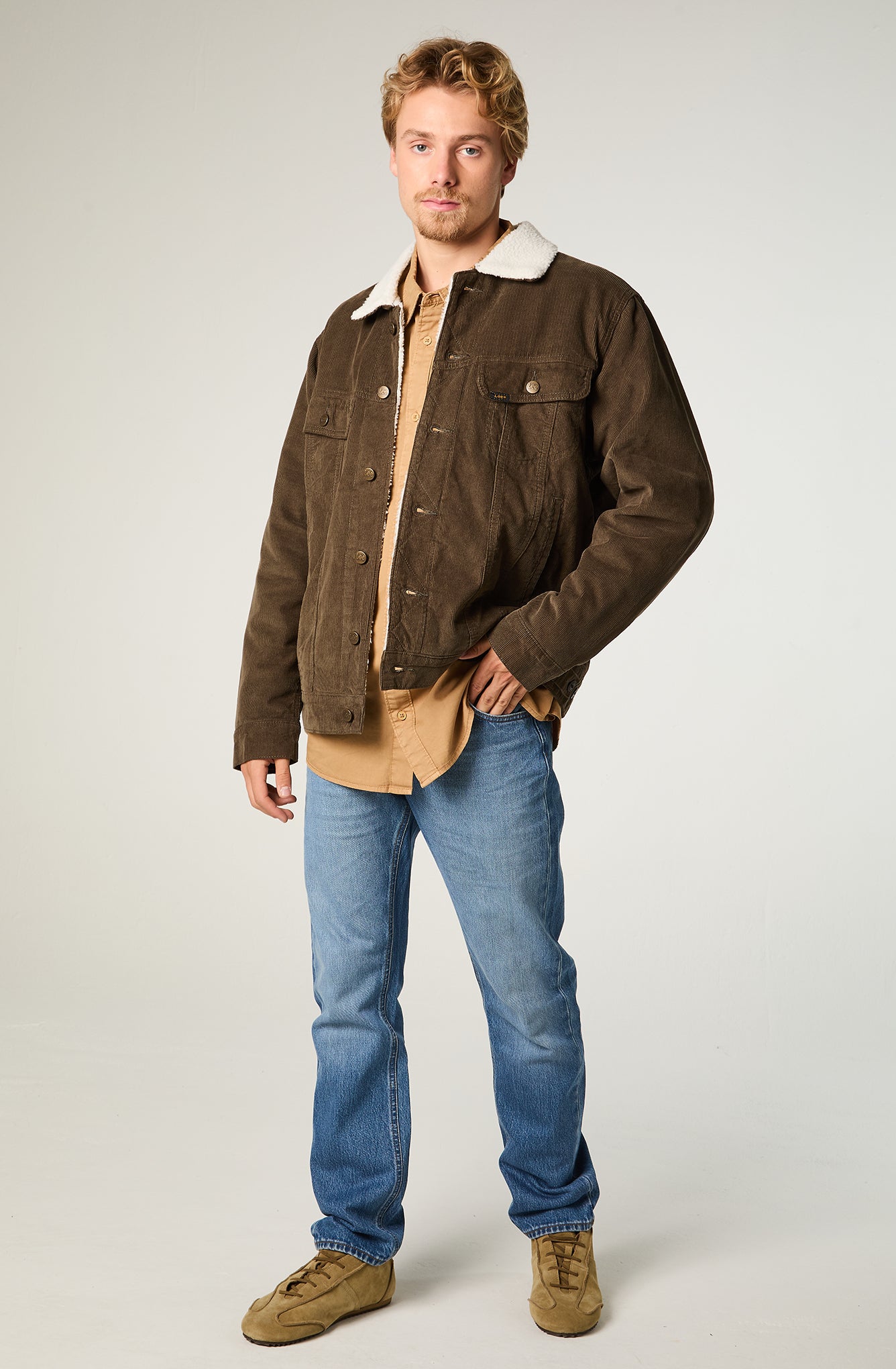 Jeans Hombre Daren Regular Straight Fit Stone