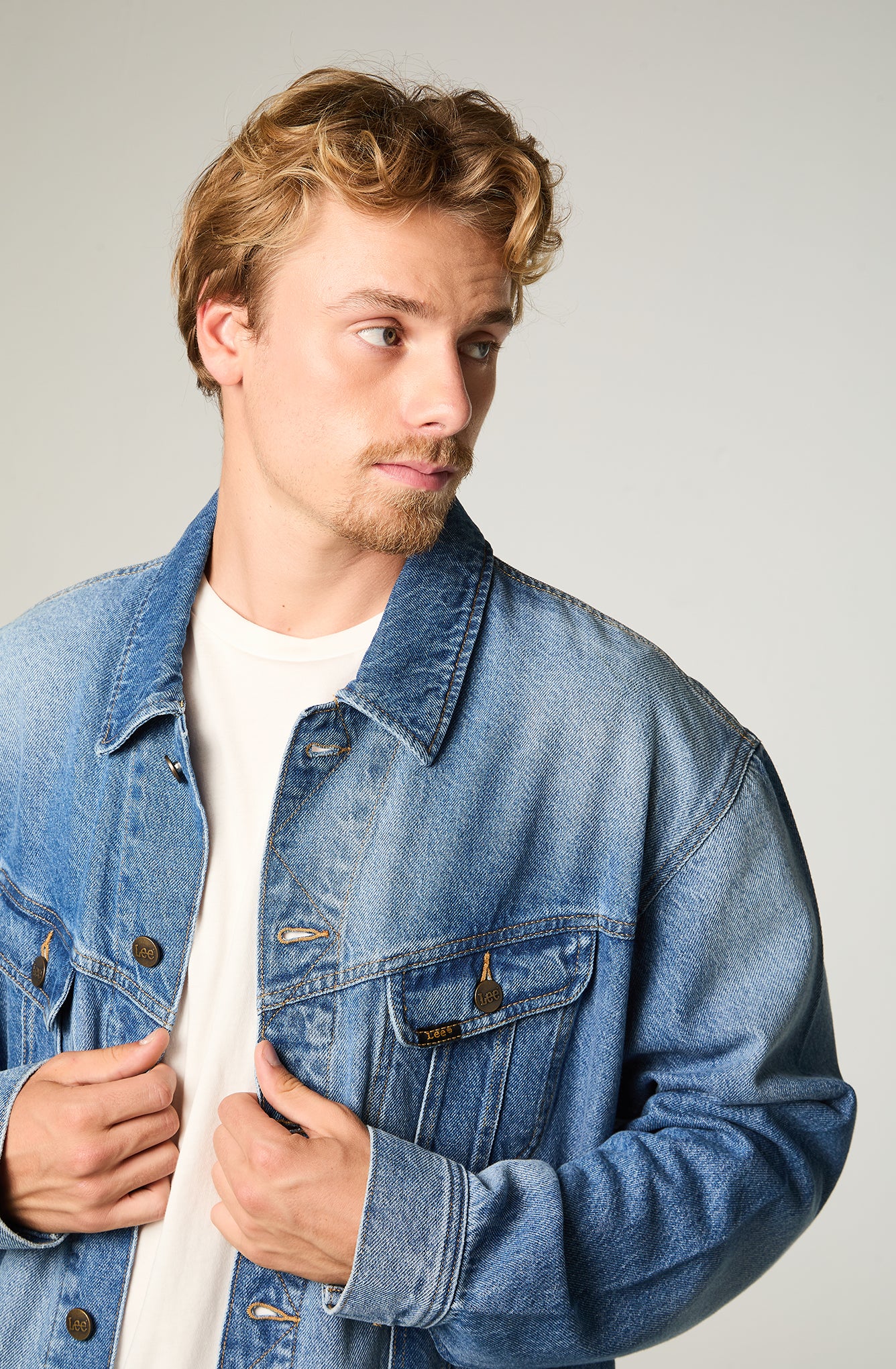 Chaqueta Hombre Rider Light Blue