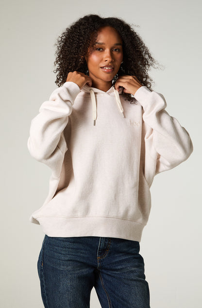 Poleron Mujer Regular Ecru Hoodie