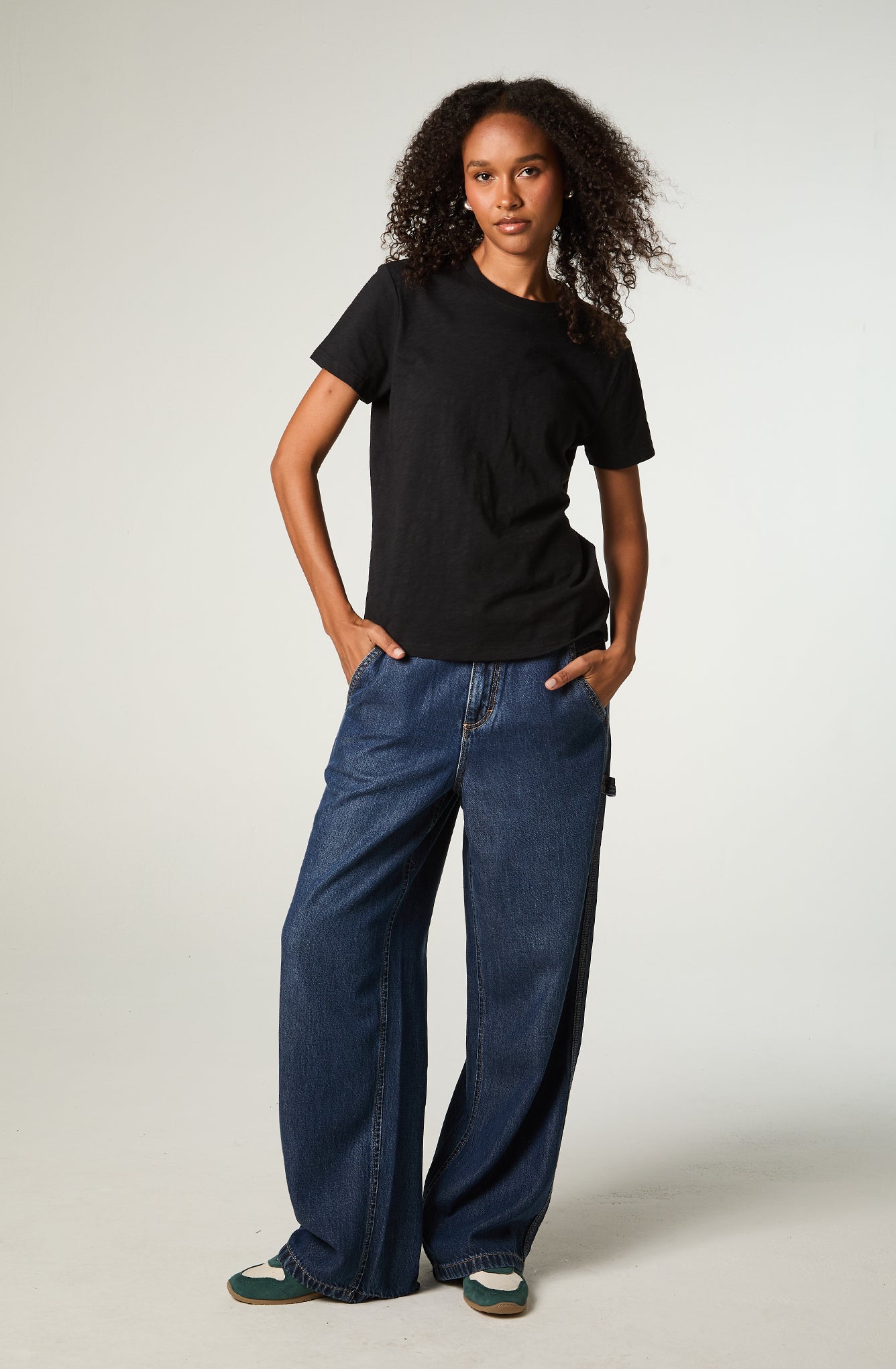 Jeans Mujer Carpenter Azul Loose