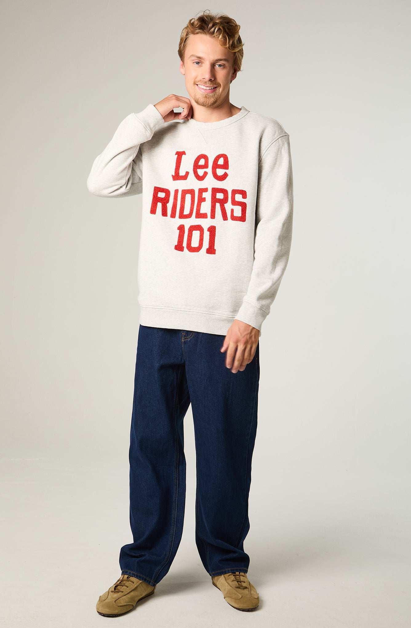 Polerón Hombre 101 Regular Sweatshirt Sharp Grey Mele