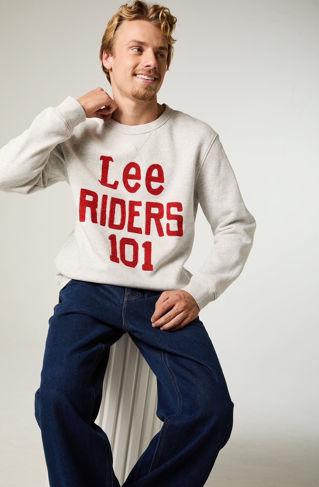 Polerón Hombre 101 Regular Sweatshirt Sharp Grey Mele