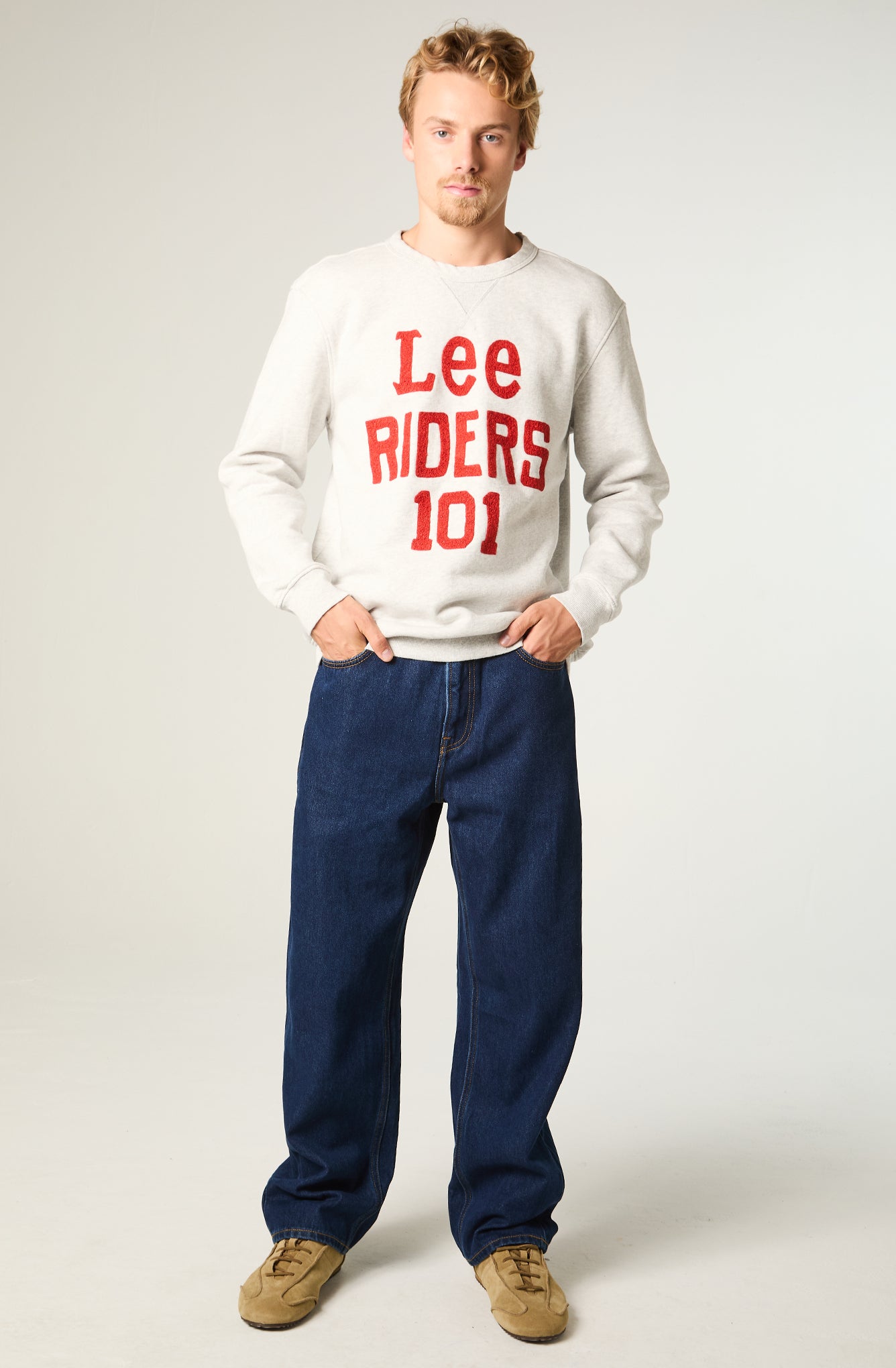 Jeans Lee Asher Loose Straight Fit Dark Indigo