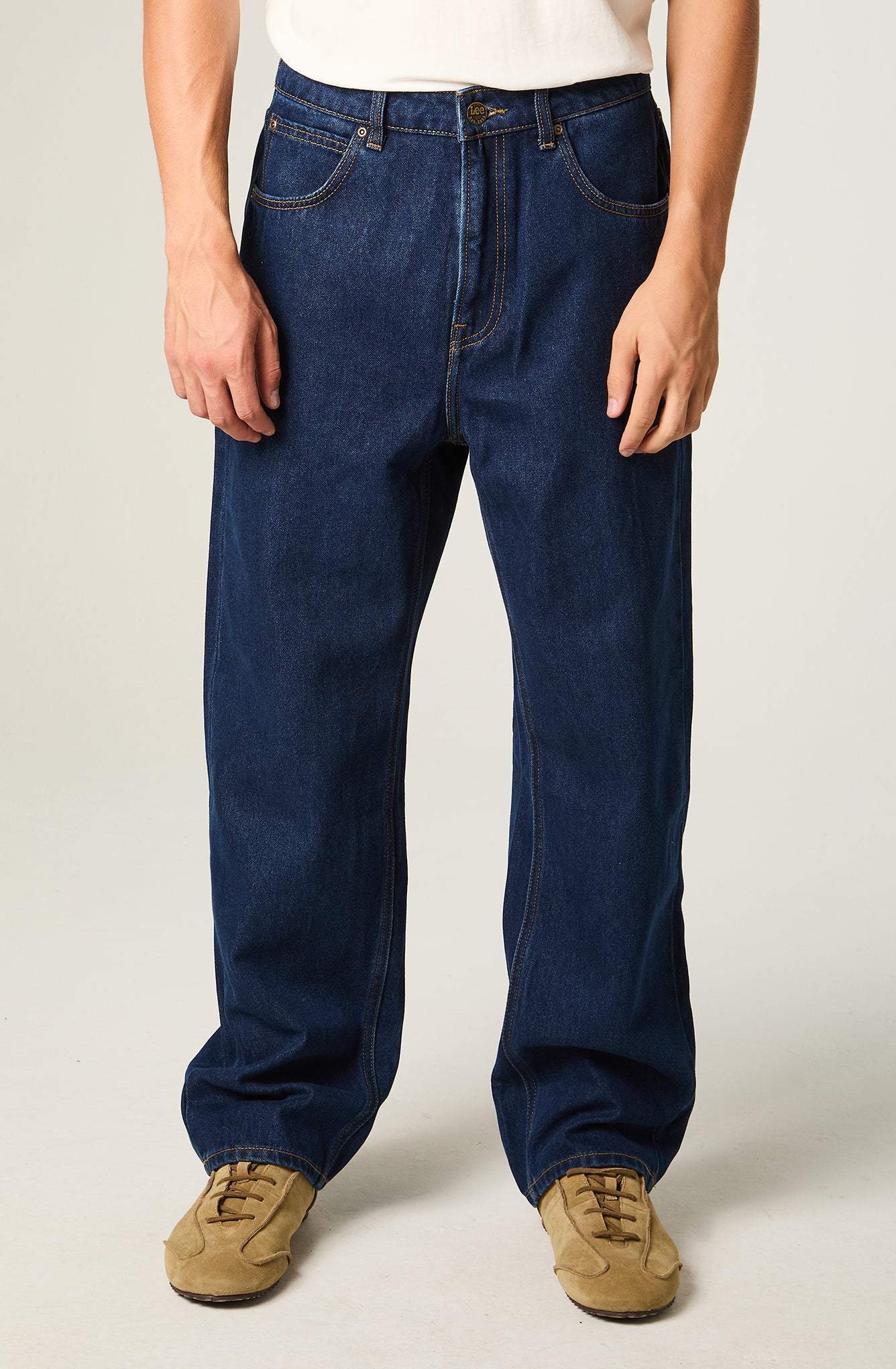 Jeans Lee Asher Loose Straight Fit Dark Indigo