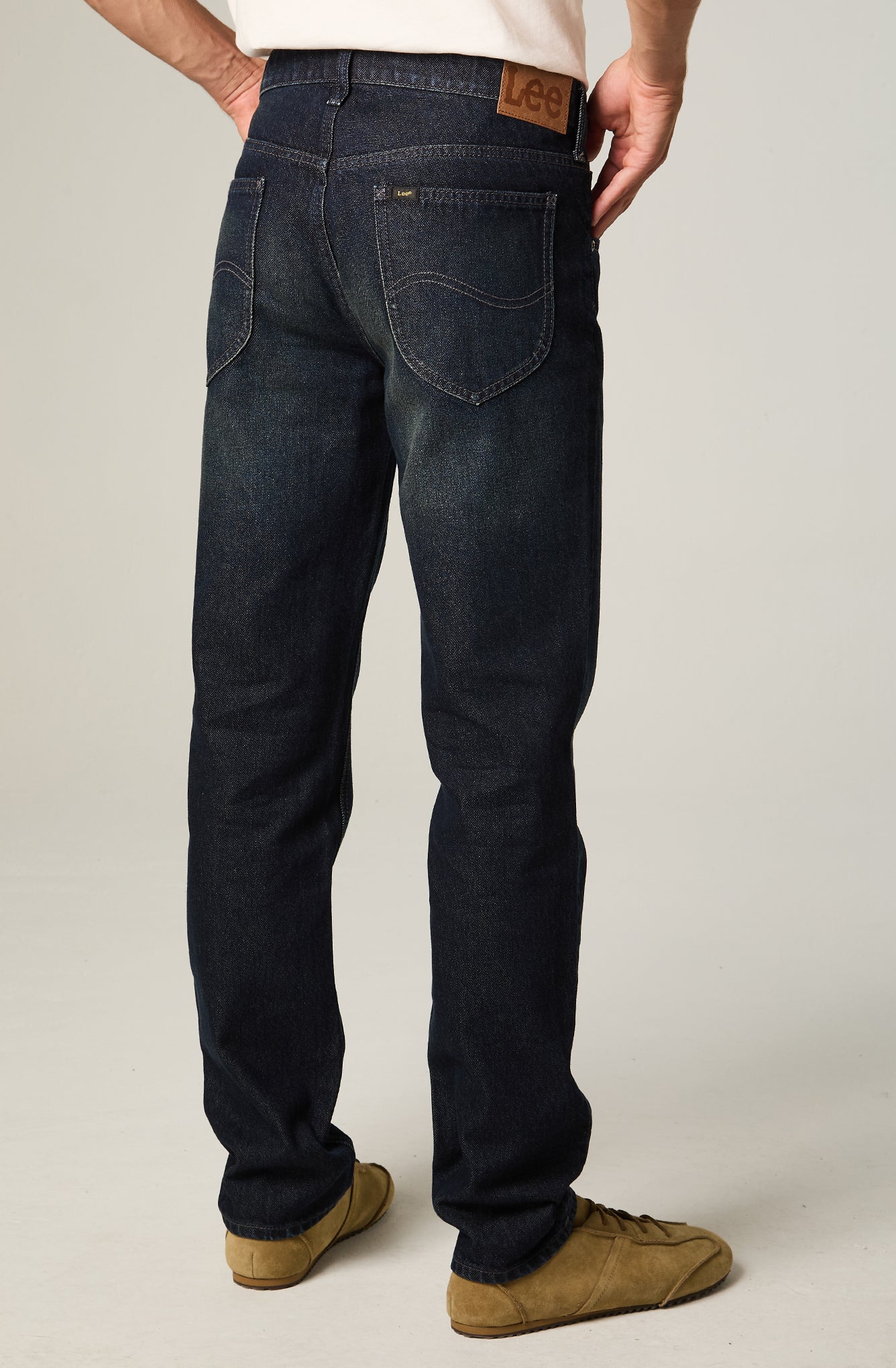 Jeans Hombre Straight Tiro Medio Raw Daren