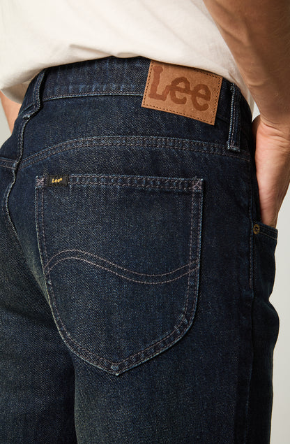 Jeans Hombre Straight Tiro Medio Raw Daren