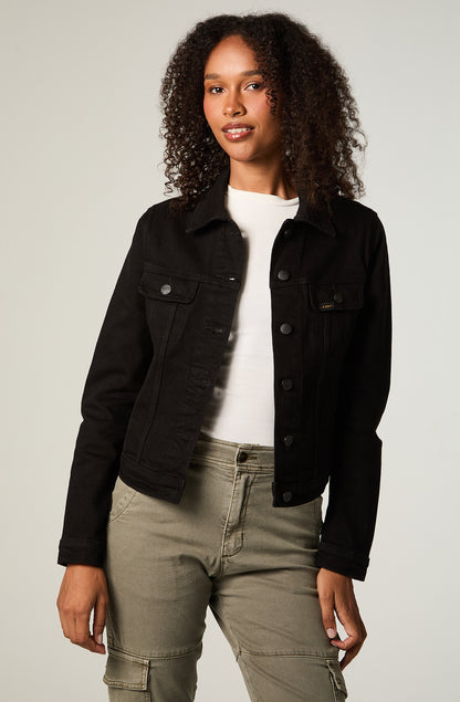 Chaqueta Mujer Rider Jacket Denim Black