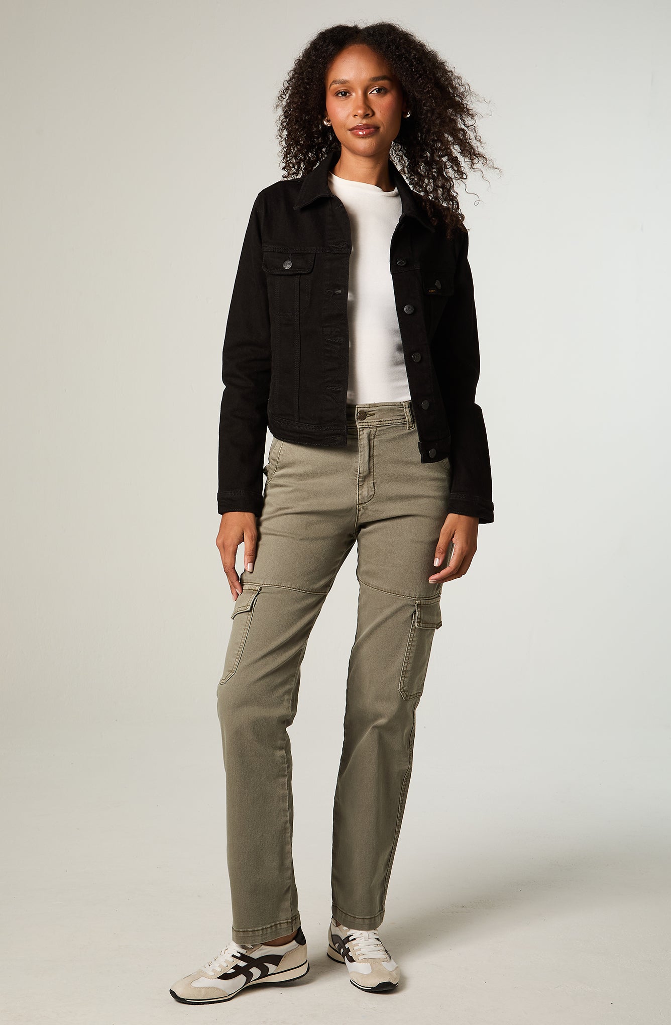 Pantalón Mujer Cargo Verde