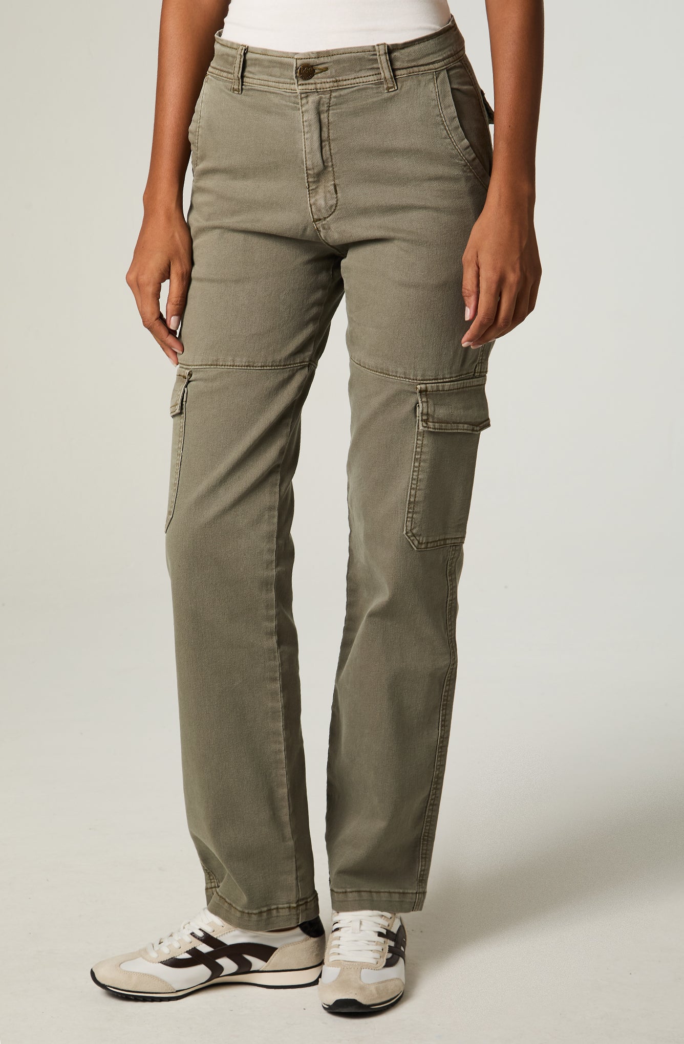 Pantalón Mujer Cargo Verde