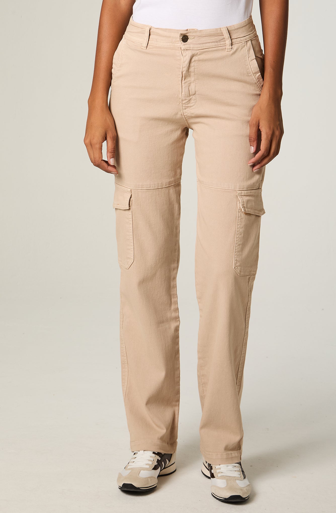 Pantalon Mujer Lee Cargo Beige