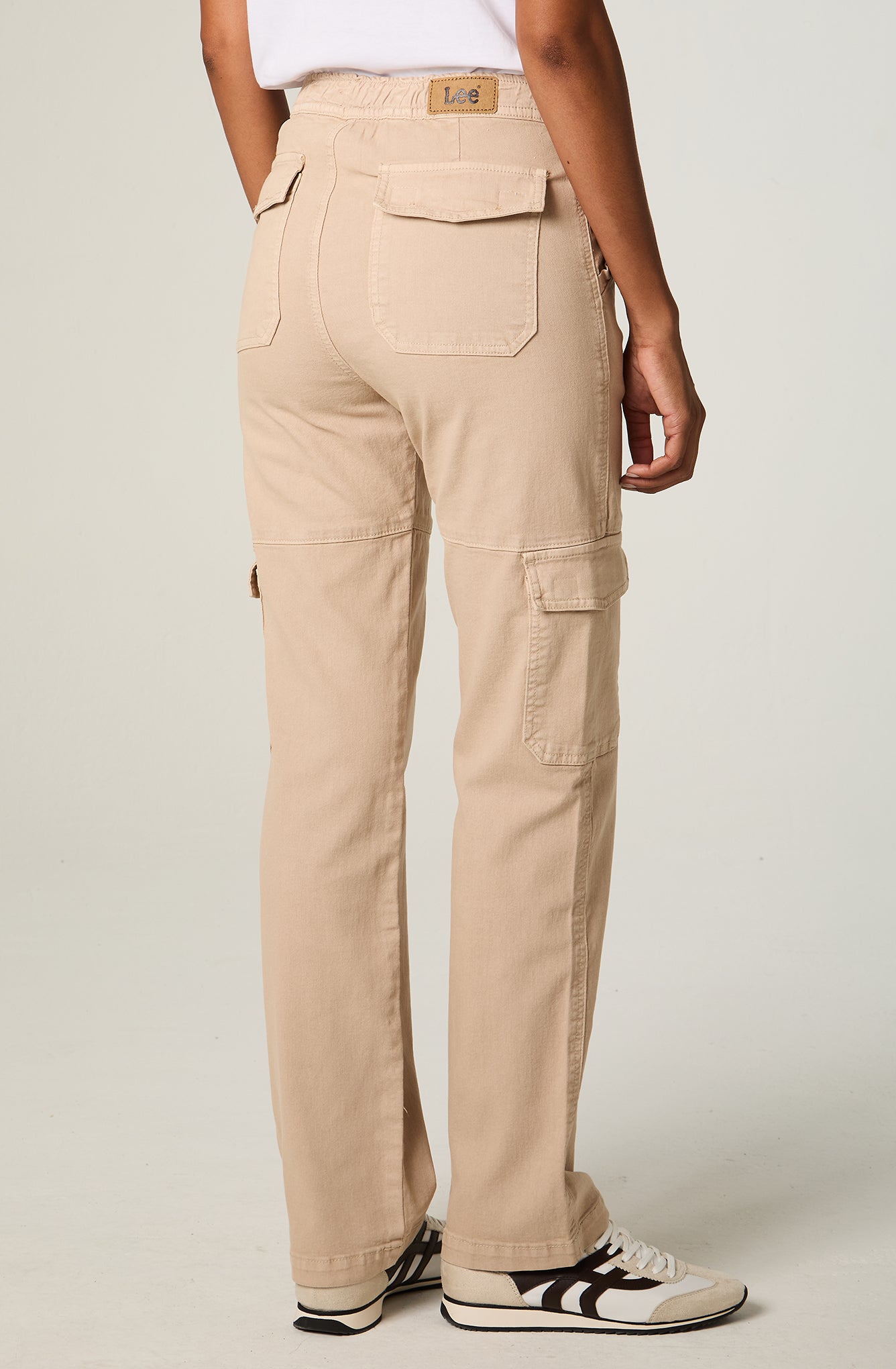 Pantalon Mujer Lee Cargo Beige